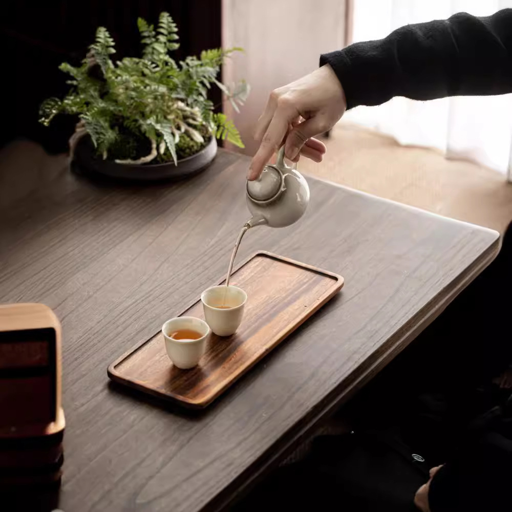 Wooden Tray Serving Trays Coff - Wooden Serving Tray 评论和价格