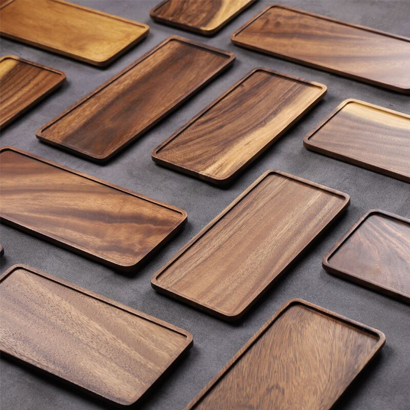 Wooden Tray Serving Trays Coff - Wooden Serving Tray 评论和价格