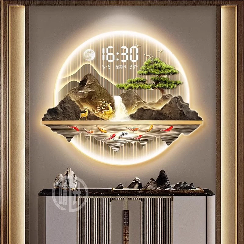 Chinese Style Design Wall Cloc - Luxury Lifestyle Aesthetics 评论和价格