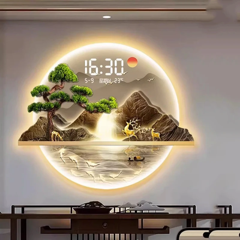 Chinese Style Design Wall Cloc - Luxury Lifestyle Aesthetics 评论和价格