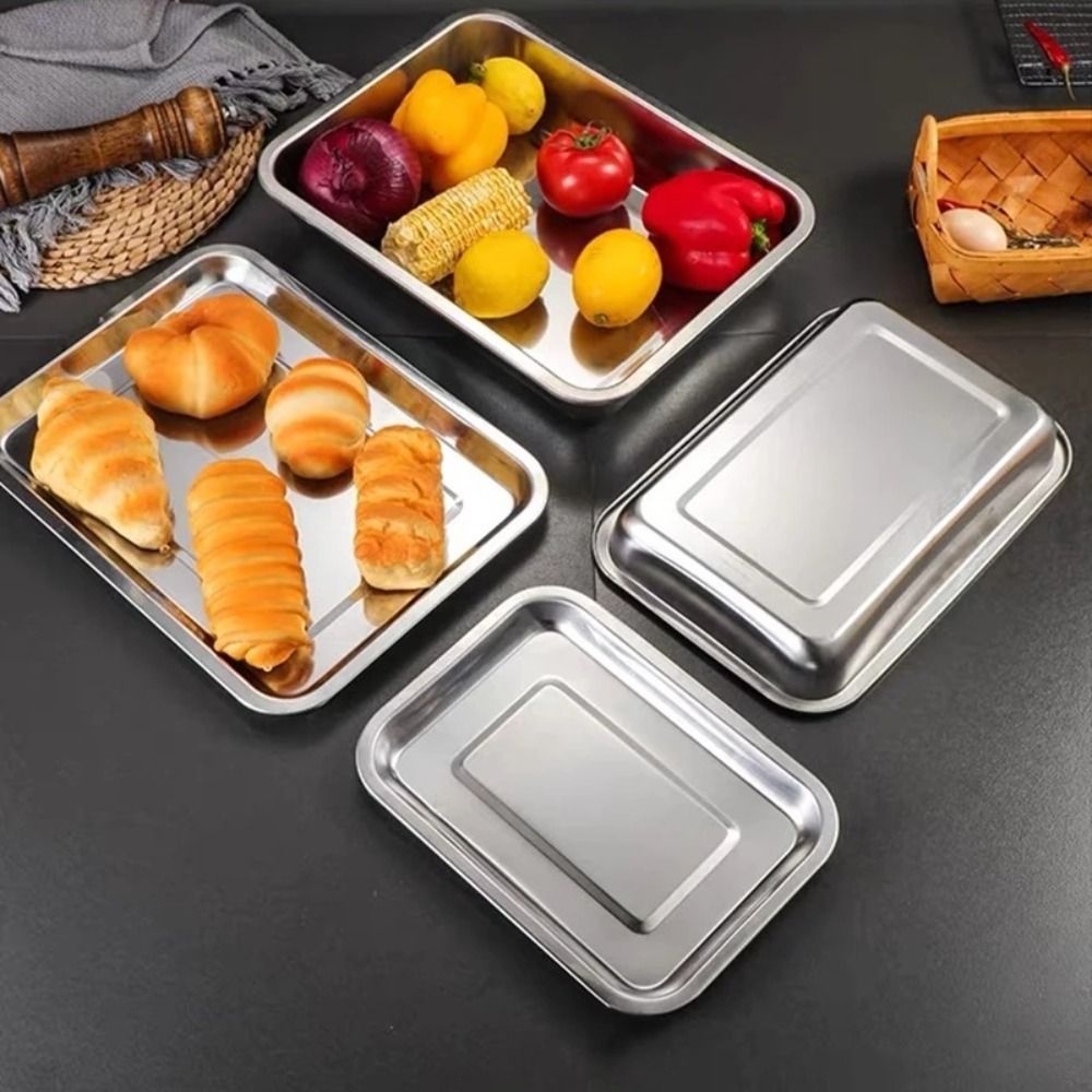 New Stainless Steel Tea Tray R - Wooden Serving Tray 评论和价格