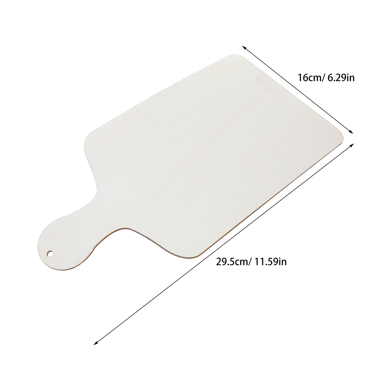 6Pcs Rustic Wooden Paddle Boar - Wooden Serving Tray 评论和价格