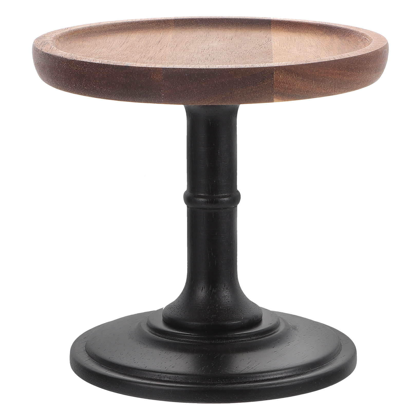High Base Wooden Cake Stand El - Wooden Serving Tray 评论和价格