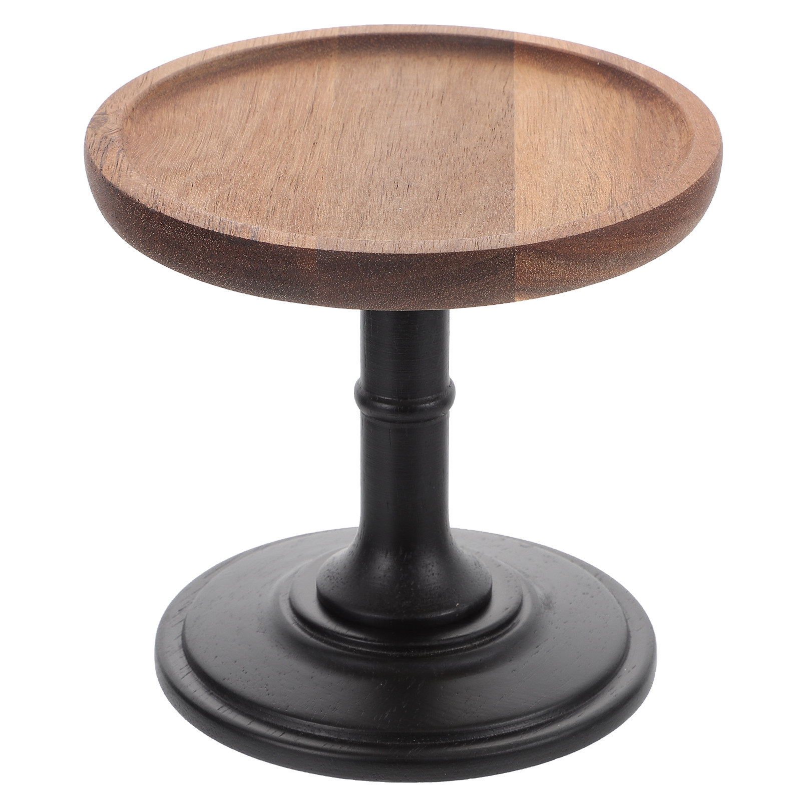 High Base Wooden Cake Stand El - Wooden Serving Tray 评论和价格