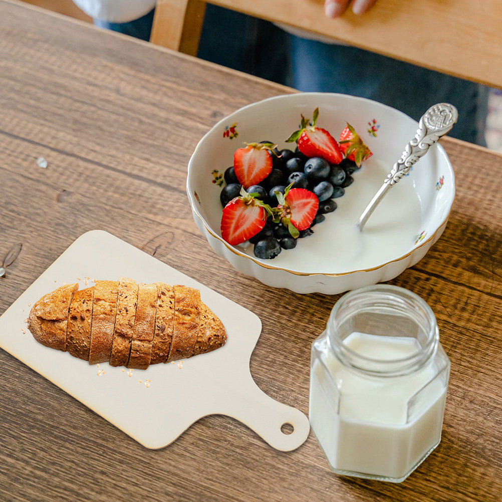 3Pcs Mini Wooden Bread Boards  - Wooden Serving Tray 评论和价格