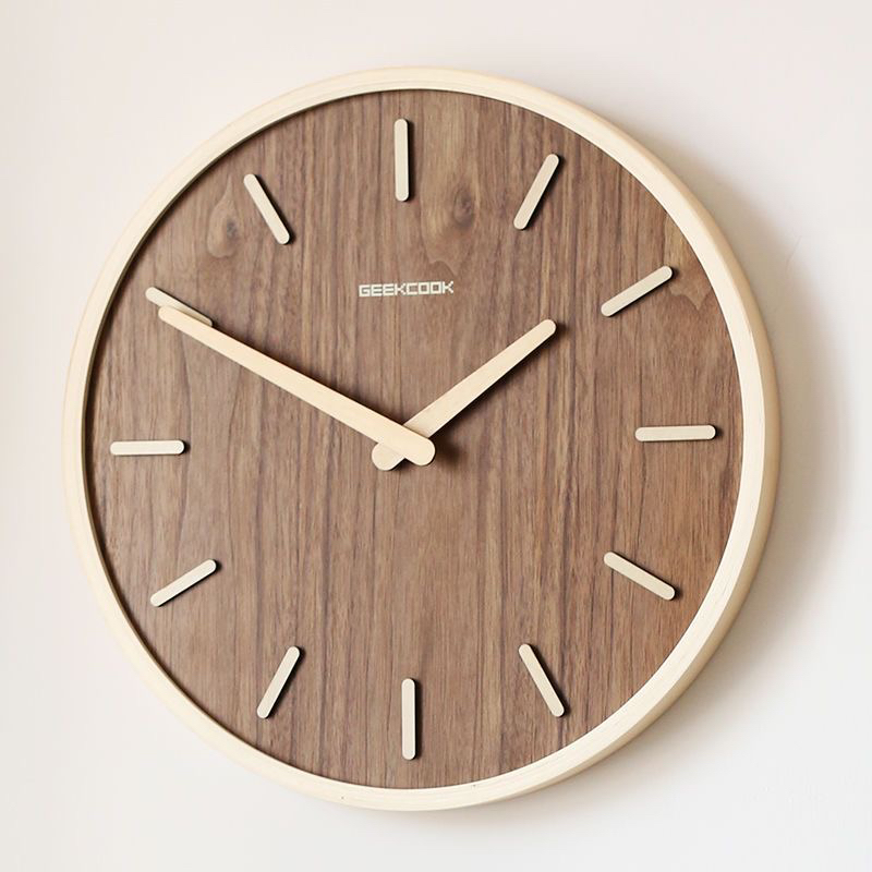Art Silent Wall Clock Japanese - Luxury Lifestyle Aesthetics 评论和价格